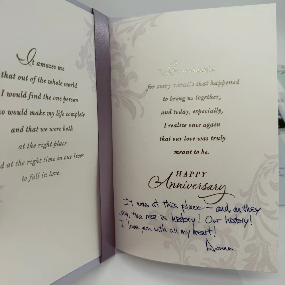 Hallmark greeting you
